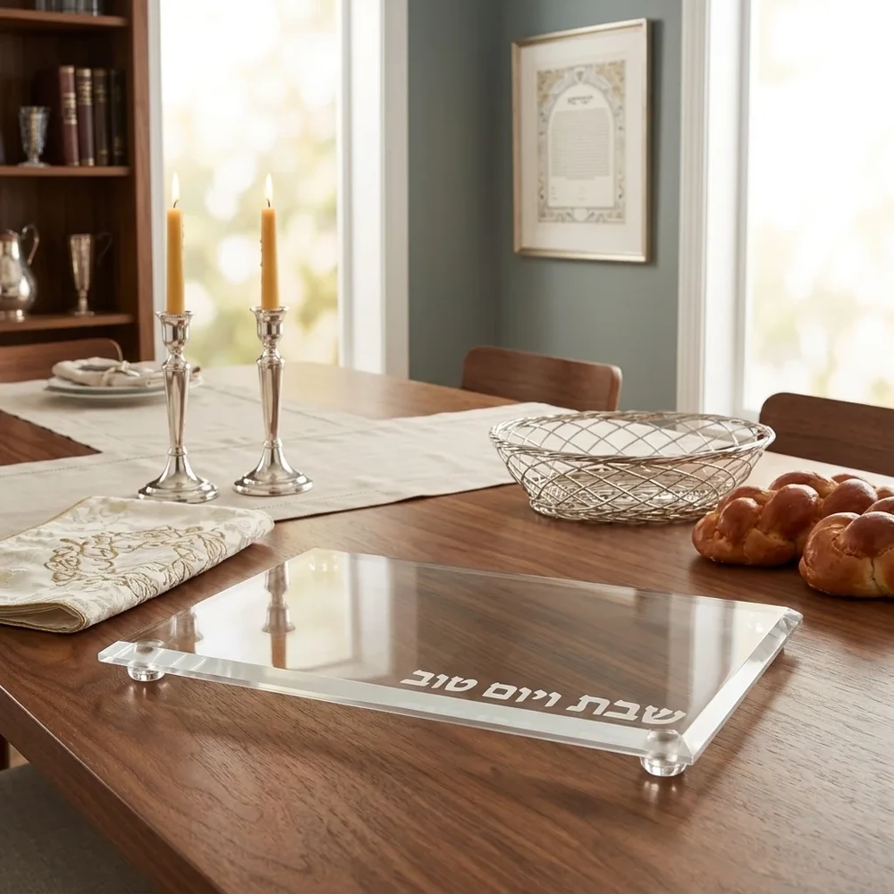 מגש קריסטל שקוף לפמוטים | 13 ס״מ