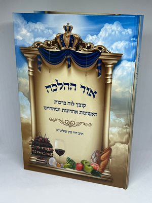 אור ההלכה - לוח ברכות ראשונות ואחרונות עם תמונות | הרב דוד כהן