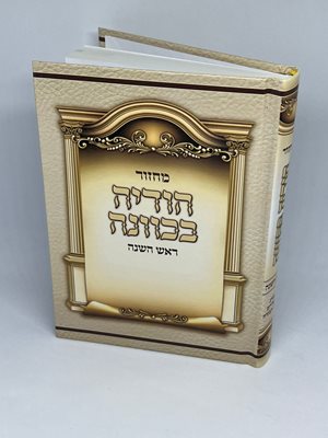 10 יח' מחזור הודיה בכוונה ראש השנה בהוצאה חדשה גודל בינוני נוסח ע"מ