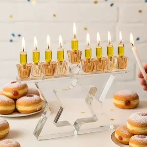 חנוכייה קריסטל מהודרת
