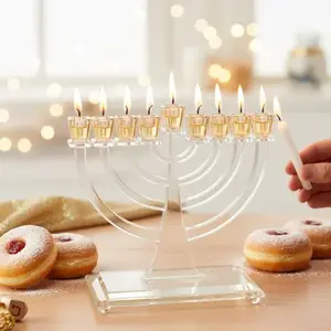 חנוכייה קריסטל מהודרת
