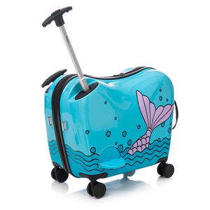 מזוודת ילדים צבעונית ומעוצבת מבית Marshmelo דגם Blue Mermaid