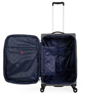 סט 3 מזוודות בד פרמיום קלות במיוחד דגם B-lite II מבית חברת היוקרה Slazenger