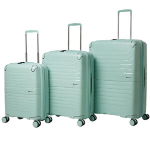 סט מזוודות קשיחות 100% פוליפרופילן אחריות נגד שבר מבית המותג האנגלי SLAZENGER דגם SPIRIT