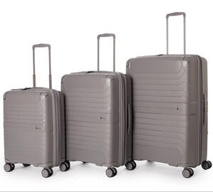 סט מזוודות קשיחות 100% פוליפרופילן אחריות נגד שבר מבית המותג האנגלי SLAZENGER דגם SPIRIT