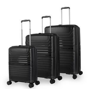 סט מזוודות קשיחות 100% פוליפרופילן אחריות נגד שבר מבית המותג האנגלי SLAZENGER דגם SPIRIT