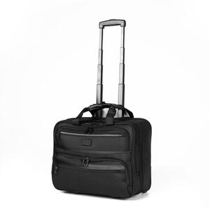 מזוודת טרולי עסקים 2 גלגלים עם תא לללפטופ LAPTOP CASE  מבית המותג SLAZENGER סדרת OXFORD