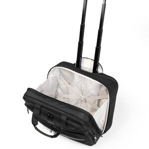 מזוודת טרולי עסקים 2 גלגלים עם תא לללפטופ LAPTOP CASE  מבית המותג SLAZENGER סדרת OXFORD
