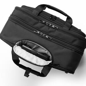 מזוודת טרולי עסקים 2 גלגלים עם תא לללפטופ LAPTOP CASE  מבית המותג SLAZENGER סדרת OXFORD