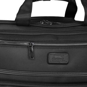 מזוודת טרולי עסקים 2 גלגלים עם תא לללפטופ LAPTOP CASE  מבית המותג SLAZENGER סדרת OXFORD