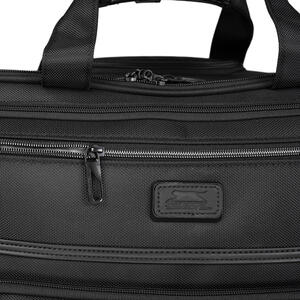 מזוודת טרולי עסקים 2 גלגלים עם תא לללפטופ LAPTOP CASE  מבית המותג SLAZENGER סדרת OXFORD