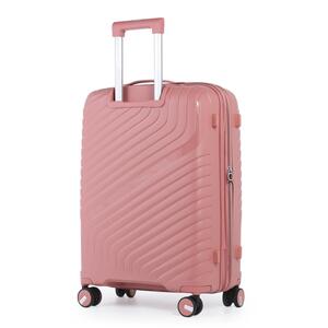 מזוודה בינונית קשיחה מתרחבת ובלתי שבירה בינונית ''24 דגם STAMFORD מבית המותג היוקרתי POLO CLUB