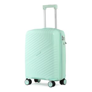 מזוודה עליה למטוס טרולי קשיחה מתרחבת ובלתי שבירה ''20 דגם STAMFORD מבית המותג היוקרתי POLO CLUB