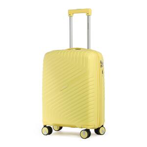 מזוודה עליה למטוס טרולי קשיחה מתרחבת ובלתי שבירה ''20 דגם STAMFORD מבית המותג היוקרתי POLO CLUB