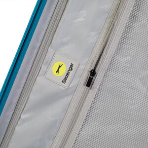 מזוודה טרולי "20 עליה למטוס קשיחה 100% פוליפרופילן אחריות נגד שבר מבית המותג האנגלי SLAZENGER דגם SPIRIT