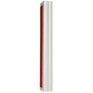 מזוזה אלומיניום 15 ס"מ בגוון כסף מט עם חורים "ש"