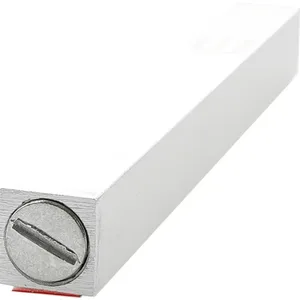 מזוזה אלומיניום 12 ס"מ כסף מט "ש" מודפסת