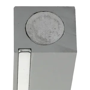 מזוזה אלומיניום 12 ס"מ בגוון כסף מט "ש" מתכת ופ