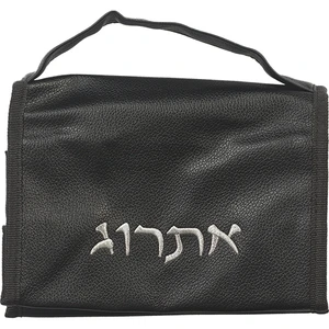 נרתיק לאתרוג דמוי עור שחור | 19 ס״מ