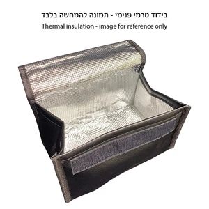 נרתיק לאתרוג דמוי עור שחור | 19 ס״מ