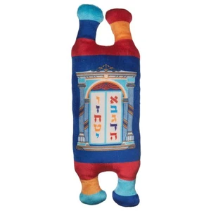 ספר תורה אשכנזי מבד ברקמת שער וילנה | 30 ס״מ