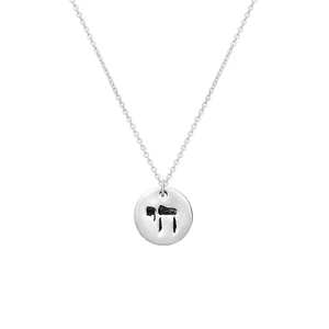 שרשרת כסף 925 עם תליון חי