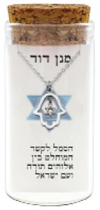 שרשרת כסף 925 עם תליון חמסה