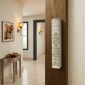 מזוזת פולימר עם כיתוב ברכת הבית | 15