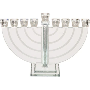 חנוכייה קריסטל מהודרת | 22X30 ס״מ