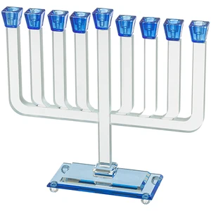 חנוכייה קריסטל מהודרת | 33X35 ס״מ