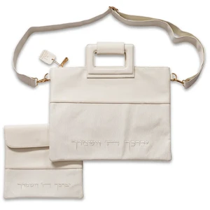 תיק טלית תפילין דמוי עור מהודר | 38X31 ס״מ