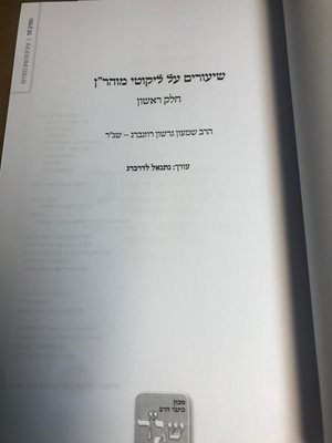 שיעורים בליקוטי מוהר"ן