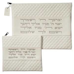 903 סט טלית תפילין דמוי עור יברכך 36*29 ס"מ