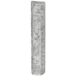 מזוזה פולימר נצנצ מהודרת 12 ס”מ – נצנצים שקוף