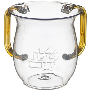 נטלה אקריליק מהודרת עם הדפסה וידיות זהב 13 ס