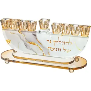 חנוכייה קריסטל מהודרת