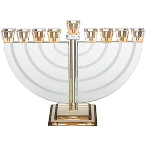 חנוכייה קריסטל מהודרת 21 ס