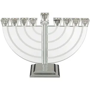 חנוכייה קריסטל מהודרת 21 ס