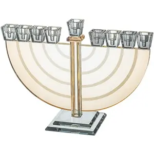 חנוכייה קריסטל מהודרת 21 ס