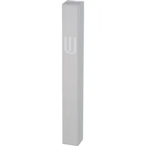 מזוזה אלומיניום 12 ס"מ לבן "ש" מודפסת