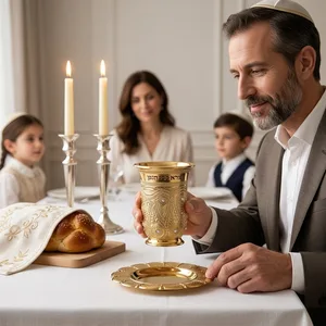 סט גביעי קידוש מהודר