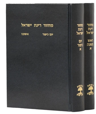 מחזורים רינת ישראל ב' כרכים - נוסח אשכנז | פורמט בינוני