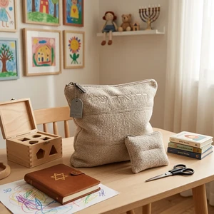 סט חלאקה טקסי לבן-כסף